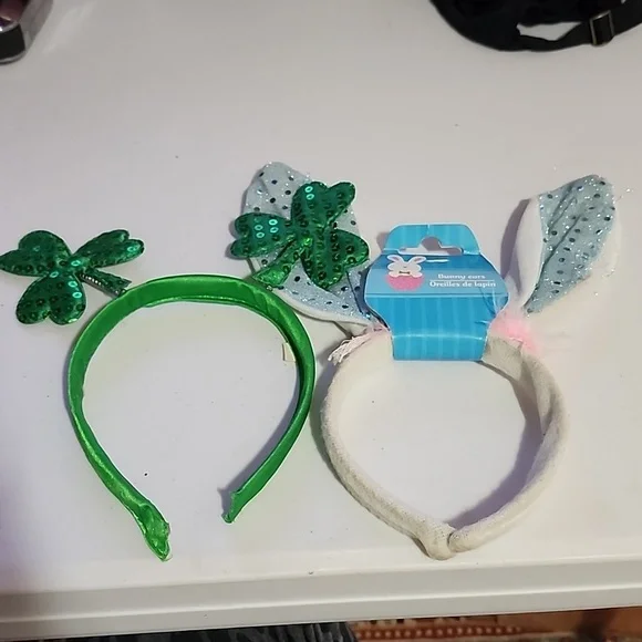 CHILDREN'S BUNNY EARS & ST.PATRICKS DAY HEAD PIECES. - Picture 1 of 4